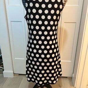 Compli-K sleeveless polka dotted dress, size Small
